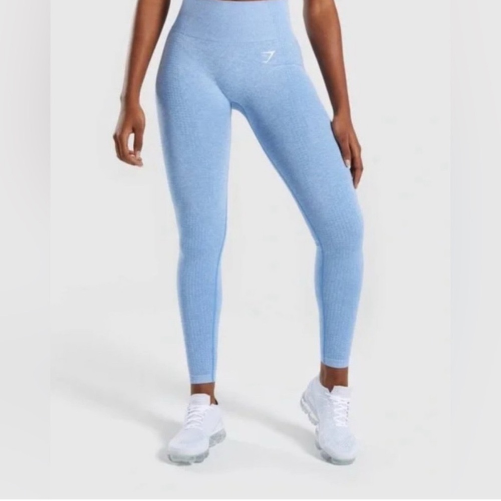Gymshark Vital Seamless Blue Leggings